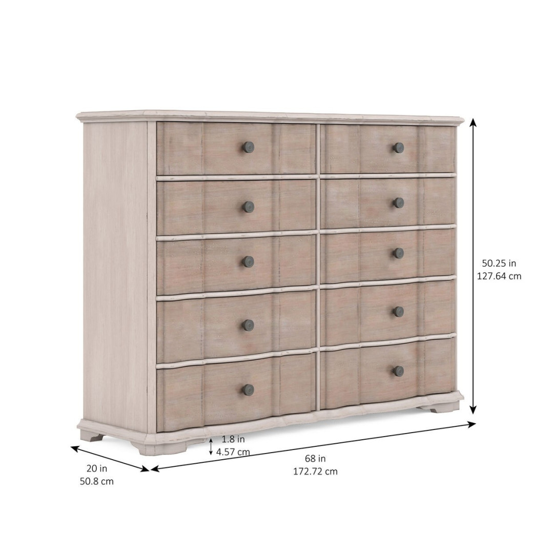 321135-2801 Alcove 5/0 Queen Panel Bed Washed Maple Finish By A.R.T Furniture Collections