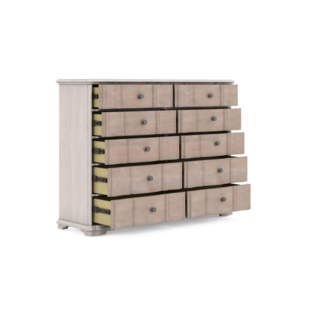 321135-2801 Alcove 5/0 Queen Panel Bed Washed Maple Finish By A.R.T Furniture Collections