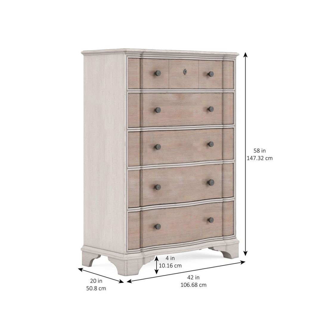 321150-2801 Alcove Drawer Chest Washed Maple by A.R.T. Furniture Collections