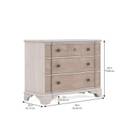 321148-2801 Alcove Bachelors Chest  Washed Maple by A.R.T Furniture Collections