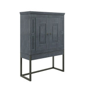 321160-2821 Alcove Secretary Slate, Burnished Brass  by A.R.T. Furniture Collections