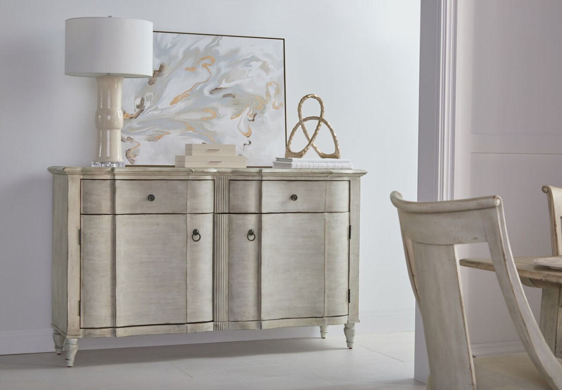 321247-2817 Alcove Buffet Belgian Ivory Finish by A.R.T. Furniture Collections