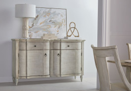321247-2817 Alcove Buffet Belgian Ivory Finish by A.R.T. Furniture Collections