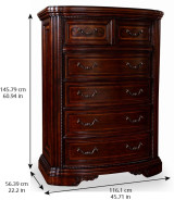 209150-2304 Valencia-Drawer Chest By A.R.T Furniture Collections