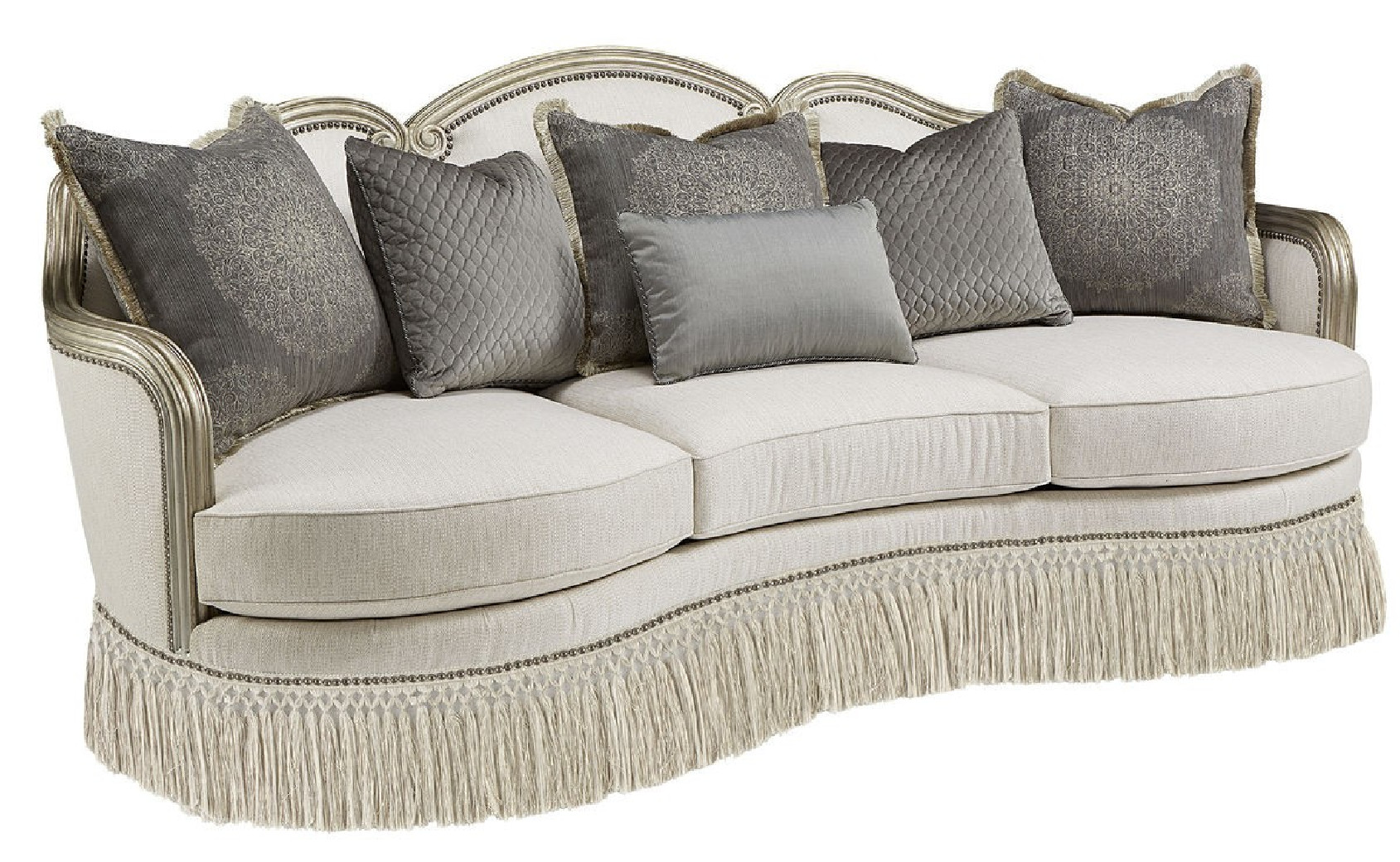 European-inspired Giovanna Bezel Sofa By A.R.T. Furniture