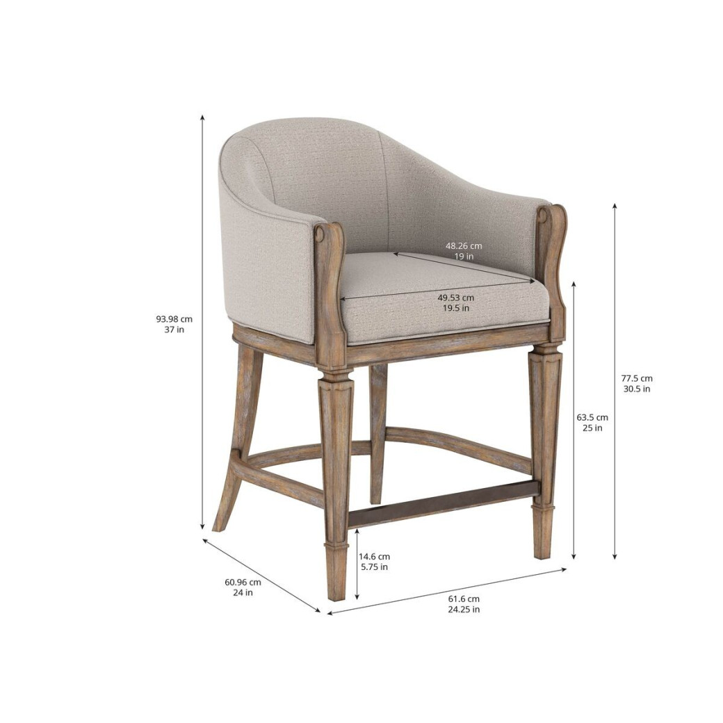 277209-2608CL Architrave-Counter Stool by A.R.T. Furniture Collections