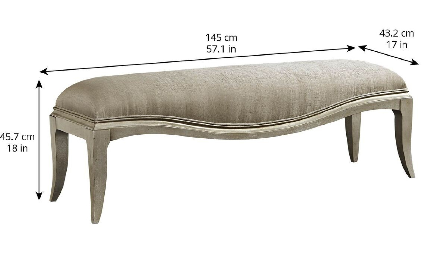 406149-2227 Starlite-Bed Bench by A.R.T. Furniture Collections