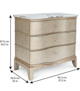 406142-2227 Starlite-Bachelor Chest by A.R.T. Furniture Collections