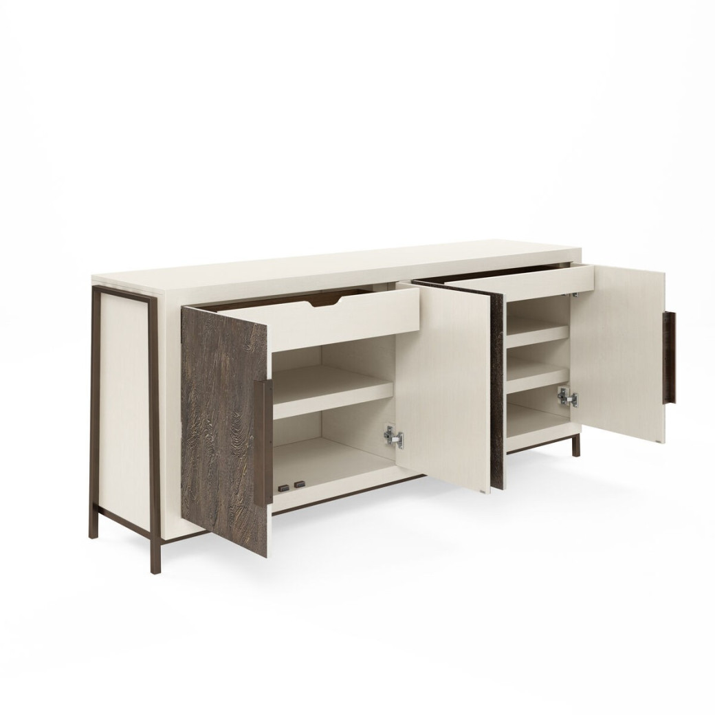 289252-1040 Blanc Credenza 4 Door by A.R.T. Furniture Collections