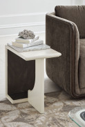 289308-1040 Blanc Chairside Table Marble Top by A.R.T. Furniture Collections
