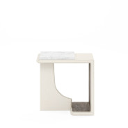 289308-1040 Blanc Chairside Table Marble Top by A.R.T. Furniture Collections