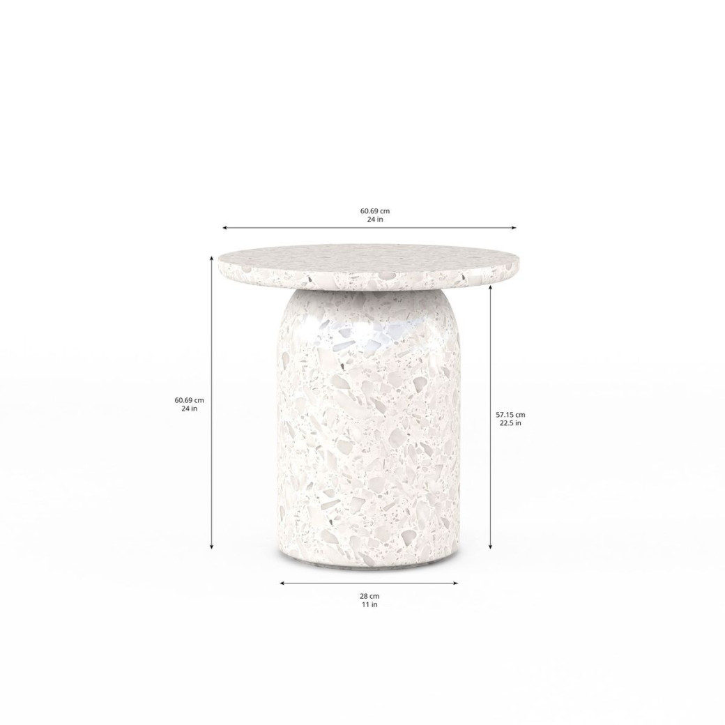 299383-0021 Cotiere-Terrazzo End Table by A.R.T. Furniture Collections