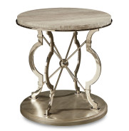218308-2727 Morrissey-Yeats Round Lamp Table-Bezel By A.R.T. Furniture Collections