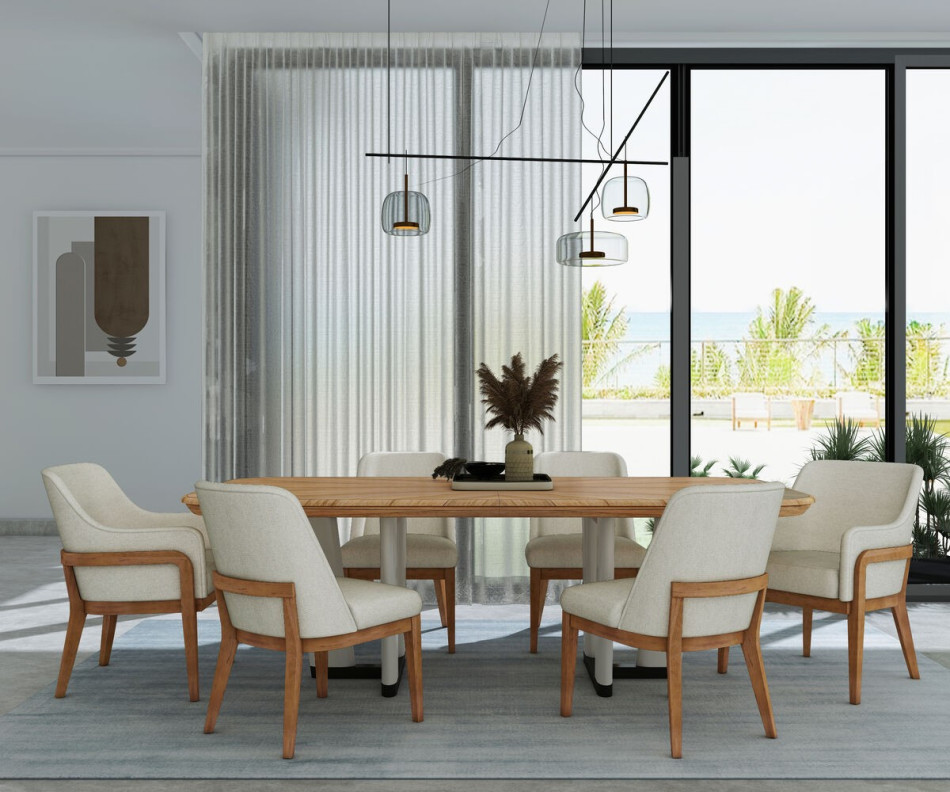 323221-3351 Portico Rectangular Dining Table by A.R.T. Furniture Collections