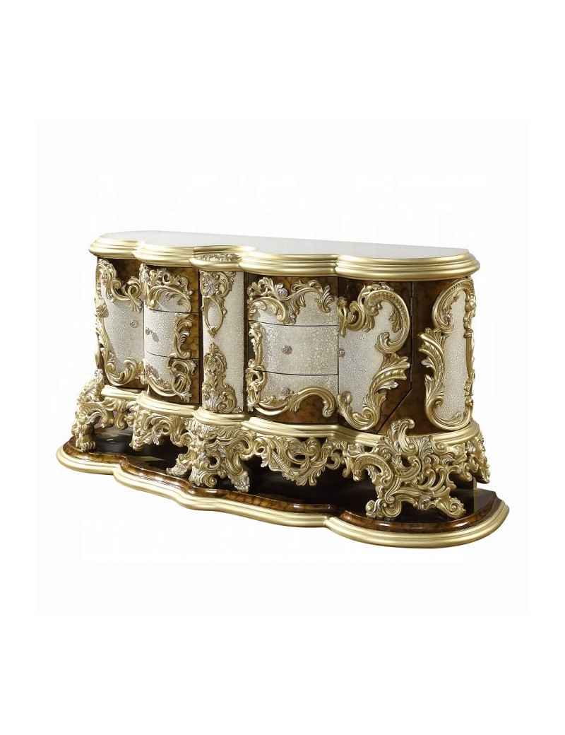 BD20005 Antique Gold & Brown Finish Server Victorian Style Desiderius Collection By Acme Furniture