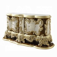 BD20005 Antique Gold & Brown Finish Server Victorian Style Desiderius Collection By Acme Furniture