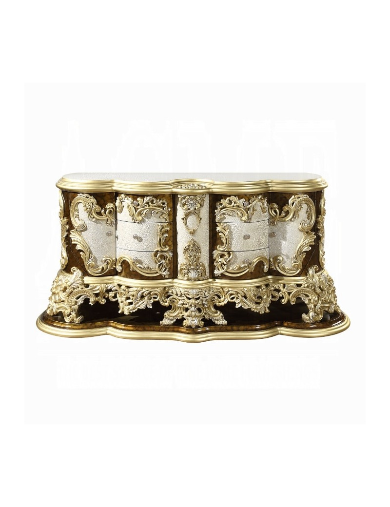 BD20005 Antique Gold & Brown Finish Server Victorian Style Desiderius Collection By Acme Furniture