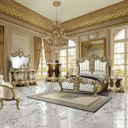 BD20005 Antique Gold & Brown Finish Server Victorian Style Desiderius Collection By Acme Furniture