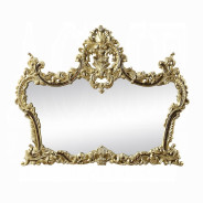 BD20004 Mirror Antique Gold & Brown Finish Victorian Style Desiderius Collection By Acme Furniture