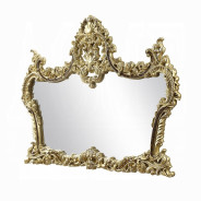 BD20004 Mirror Antique Gold & Brown Finish Victorian Style Desiderius Collection By Acme Furniture
