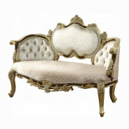 BD20007 Antique Gold & Brown Finish Bench Desiderius Collection By Acme Furniture