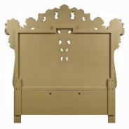 BD20001EK Bed Antique Gold & Brown Finish Victorian Style Desiderius Collection By Acme Furniture