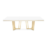 7PC Rectangular Dining Table Palm Gate Collection By Michael Amini 9086000-108