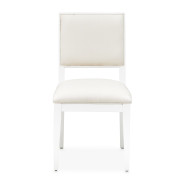 Side Chair Cloud White Palm Collection BY Michael Amini 9086003-108
