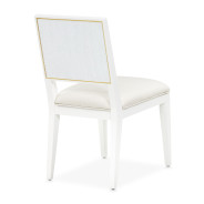 Side Chair Cloud White Palm Collection BY Michael Amini 9086003-108