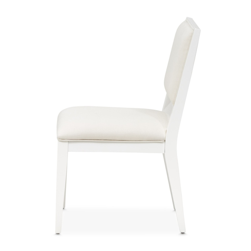 Side Chair Cloud White Palm Collection BY Michael Amini 9086003-108