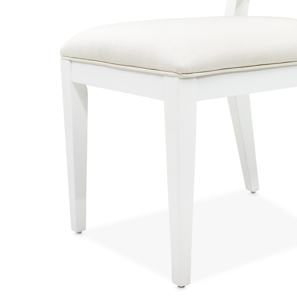Side Chair Cloud White Palm Collection BY Michael Amini 9086003-108