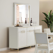 Sideboard Cloud White Palm Gate Collection By Michael Amini 9086007-108