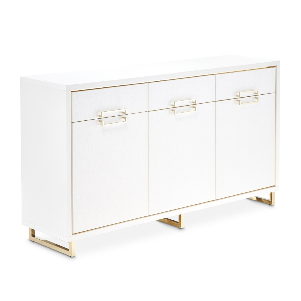 Sideboard Cloud White Palm Gate Collection By Michael Amini 9086007-108