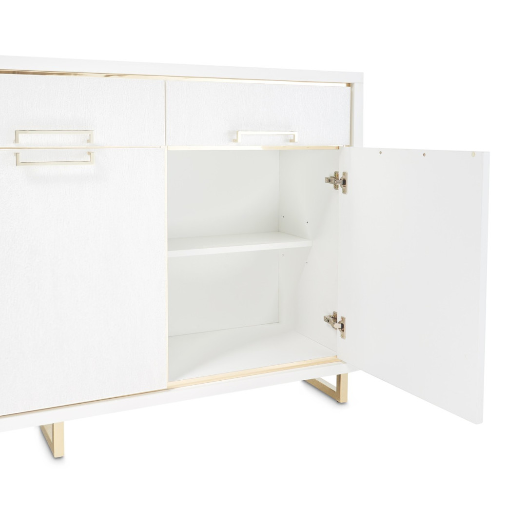 Sideboard Cloud White Palm Gate Collection By Michael Amini 9086007-108