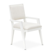 Arm Chair Cloud White Palm Gate Collection By Michael Amini 9086004-108