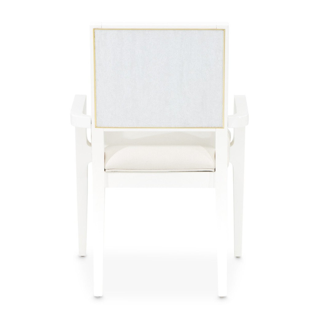 Arm Chair Cloud White Palm Gate Collection By Michael Amini 9086004-108