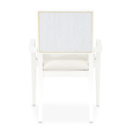Arm Chair Cloud White Palm Gate Collection By Michael Amini 9086004-108