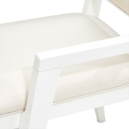 Arm Chair Cloud White Palm Gate Collection By Michael Amini 9086004-108