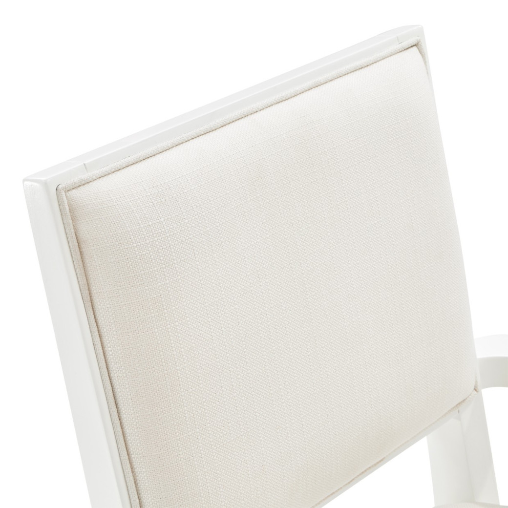 Arm Chair Cloud White Palm Gate Collection By Michael Amini 9086004-108