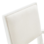 Arm Chair Cloud White Palm Gate Collection By Michael Amini 9086004-108