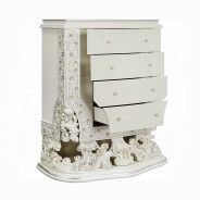 BD01252 Antique White Wash Finish Chest Adara Collection By Acme Furniture