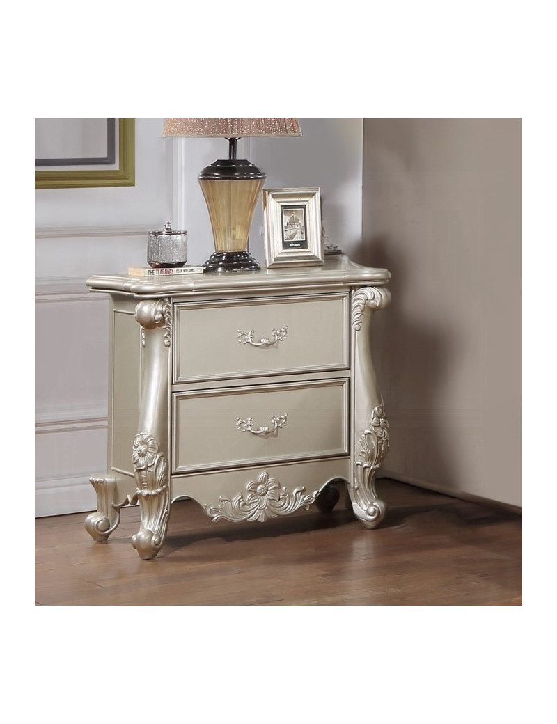 BD02289 Champagne Finish Queen Bed Bently Collection By Acme Furniture
