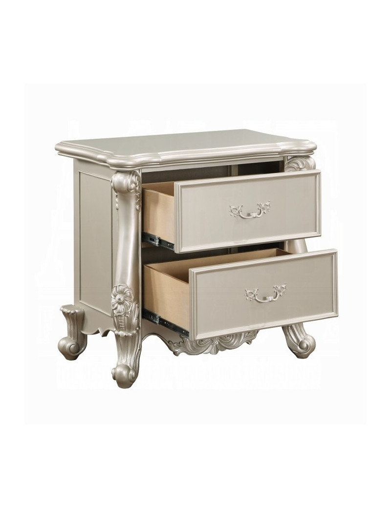 BD02289 Champagne Finish Queen Bed Bently Collection By Acme Furniture