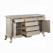 BD02289 Champagne Finish Queen Bed Bently Collection By Acme Furniture