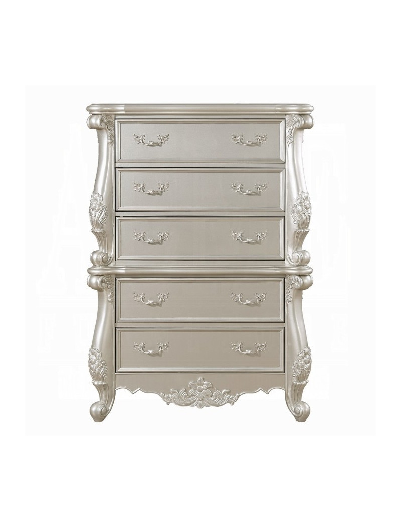 BD02289 Champagne Finish Queen Bed Bently Collection By Acme Furniture