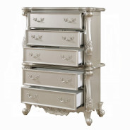 BD02289 Champagne Finish Queen Bed Bently Collection By Acme Furniture
