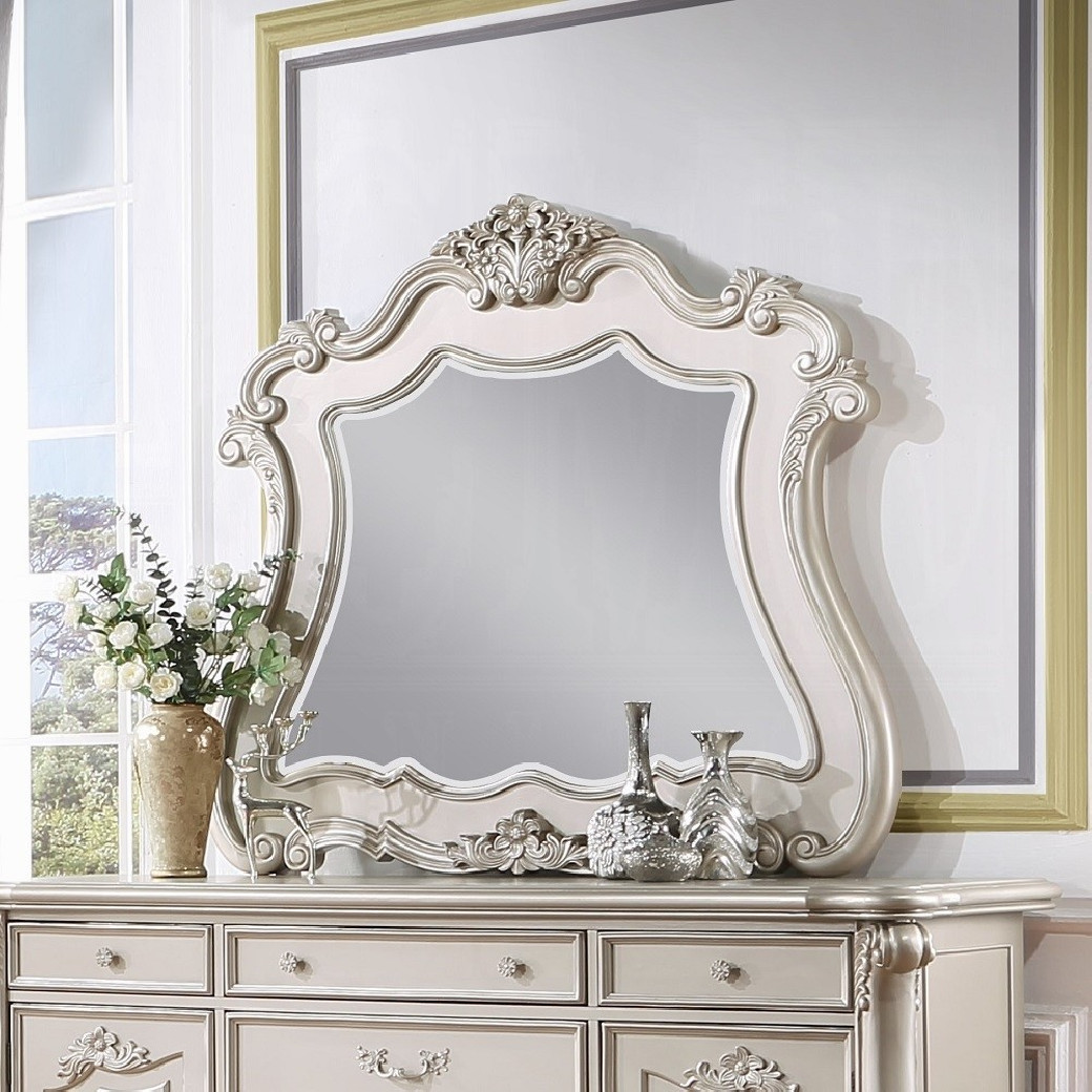 BD02289 Champagne Finish Queen Bed Bently Collection By Acme Furniture