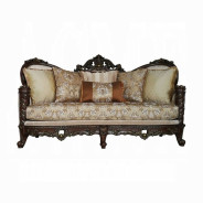 50685 Fabric Dark Walnut Finish Living Room Devayne Collection By Acme Furniture