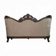 50685 Fabric Dark Walnut Finish Living Room Devayne Collection By Acme Furniture