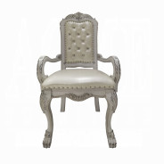 DN01695 7PC Dining Set Bone White Dresden Collection By Acme Furniture